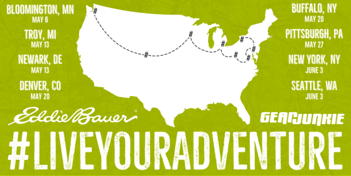 GearJunkie Nationwide Tour Continues! ‘Live Your Local Adventure’ 2017