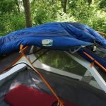 REI Lumen Sleeping Bag On Tent