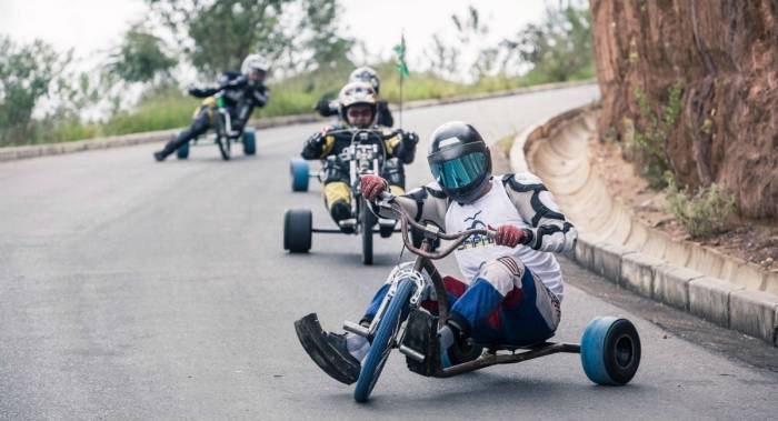 The Joy Of An Adult-Size ‘Drifting’ Tricycle