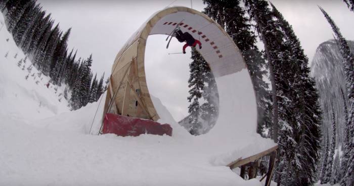 Watch The Insanity Of Skiing A Full Loop