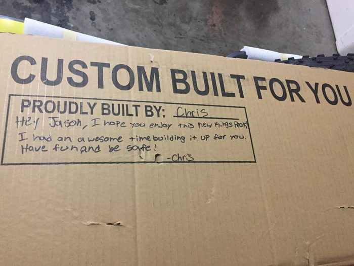 custom built fezzari bike