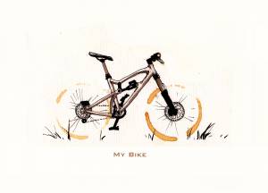 ‘Mountain Bikes As Art’