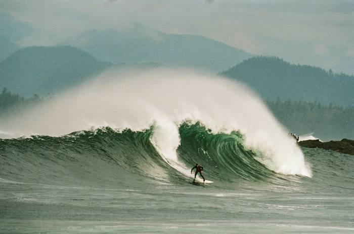 epic surfing in british columbia