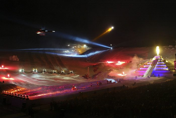 Lawine Torrèn hannibal play on glacier austria