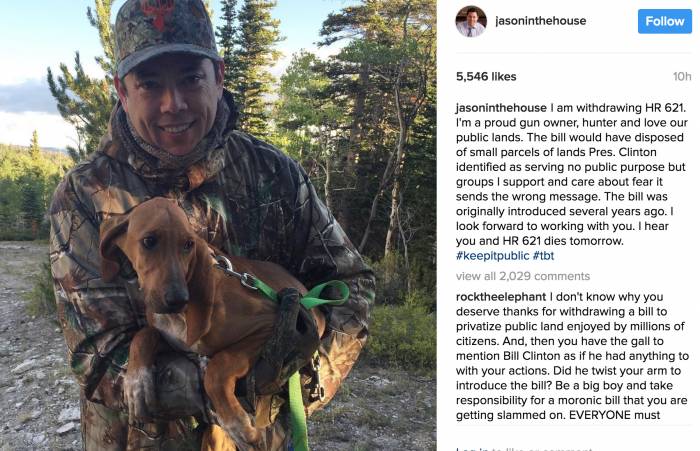 Action Works: Bill To Sell 3 Million Acres Of Public Land Dropped