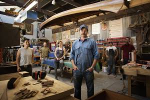 Canoes And Ladies’ Night: Inside Nick Offerman’s Woodshop