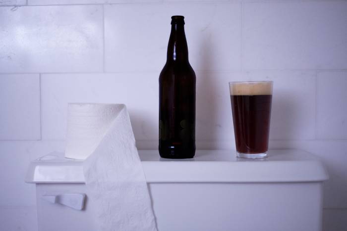 toilet beer
