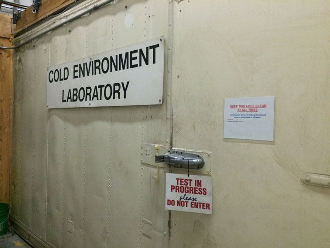 Therm-a-Rest testing facility