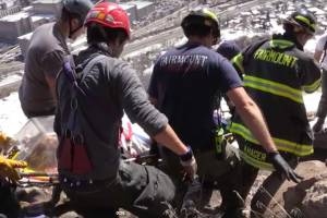 First Responders Rescue Hiker Pinned Under  1,500-lb Boulder