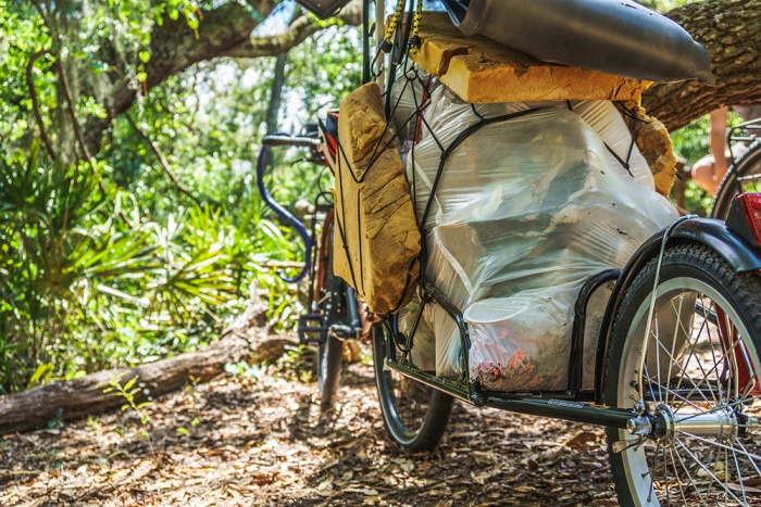 Packing it out how to bike and clean up trash
