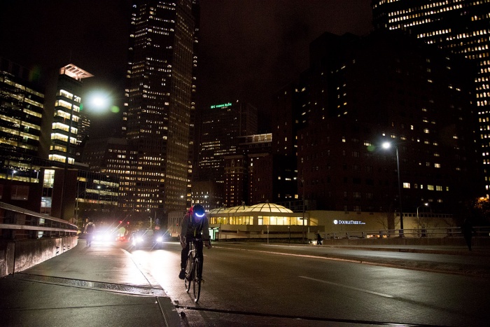 Urban Biking Downtown Pittsburgh