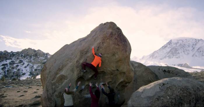 flash foxy female climbing community film