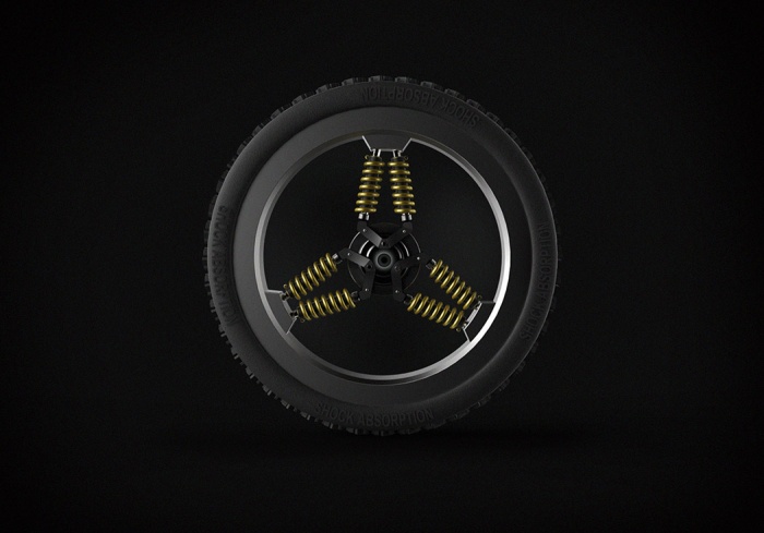 triple shock absorber