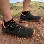 Boa running shoe Asics FujiRado trail running shoe review