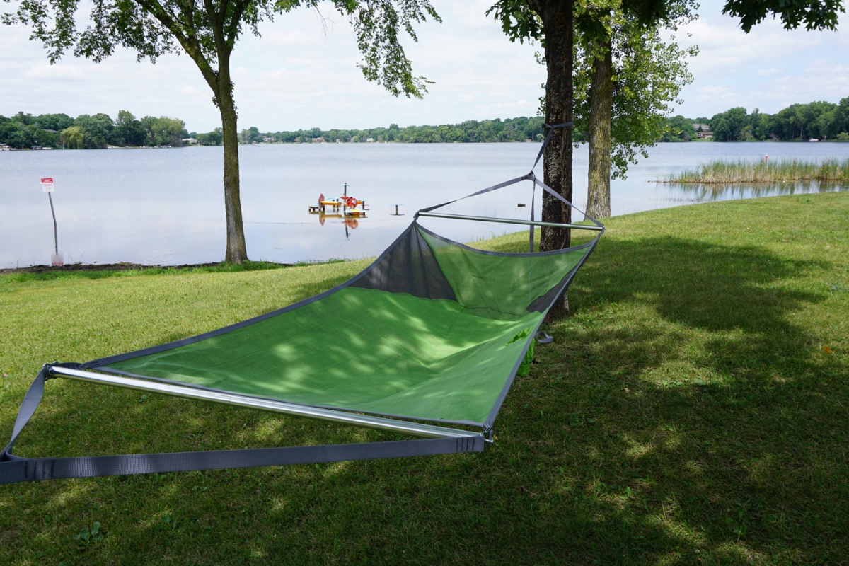 Review NEMO's First Hammock Holds Your Beer GearJunkie