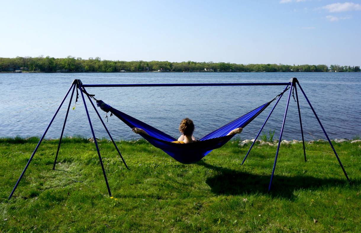 Relax Anywhere With ENO Nomad Hammock Stand GearJunkie