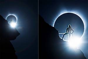 ‘The Shot’: Climbers Capture Iconic Eclipse Photo