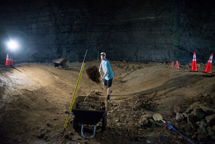 MEGA Cavern mountain bike underground louisville