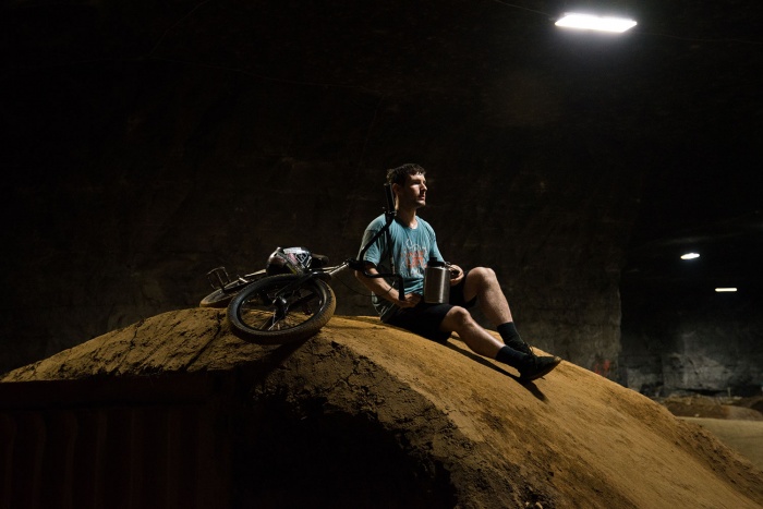 MEGA Cavern mountain bike underground louisville