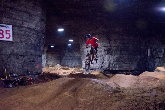 MEGA Cavern mountain bike underground louisville