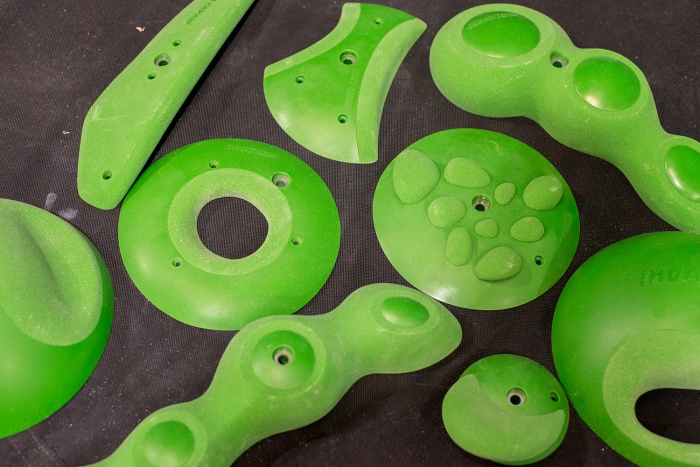 Wataaah climbing holds Minneapolis Bouldering Project