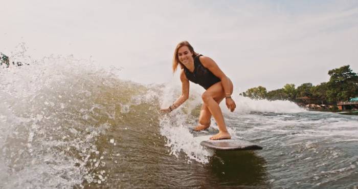 Great Urban Outdoors Morgan Lohmeier Wakesurfing