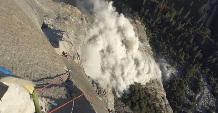 Yosemite rockfall