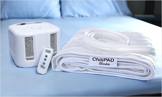 The Chilipad regulates temperature in bed