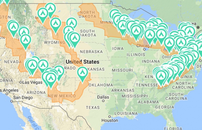 Hipcamp best fall campsites