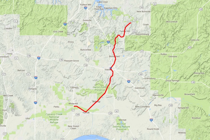 Tunnel hill 100 course