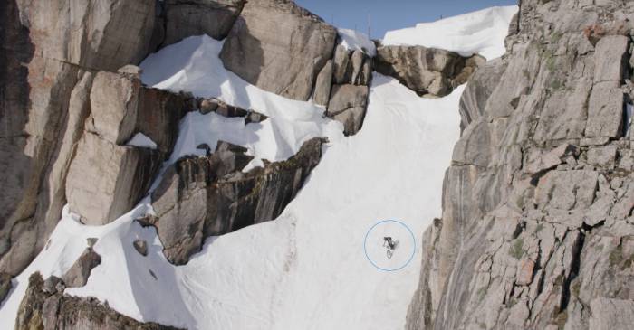 Mountain Biking Corbet’s Couloir