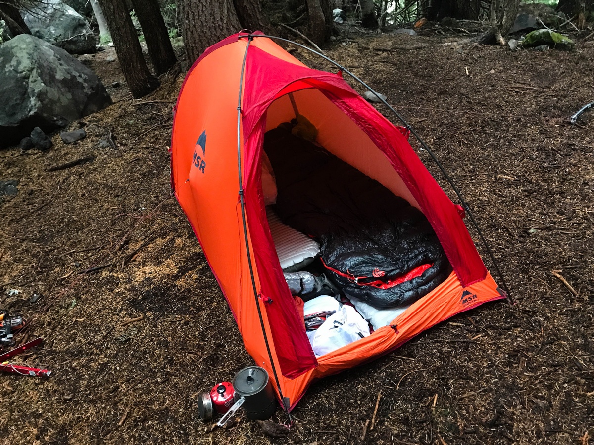 Pitch on a Ledge MSR Advance Pro 4Season Tent Review
