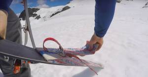 How To Fold Climbing Skins in the Wind