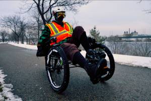 Winter Warrior: Tackling Icy Streets On Recumbent TerraTrike