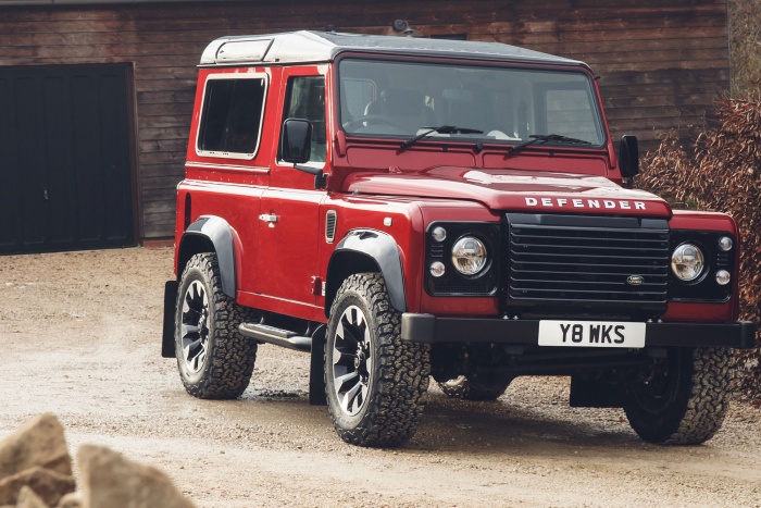 land rover defender works v8