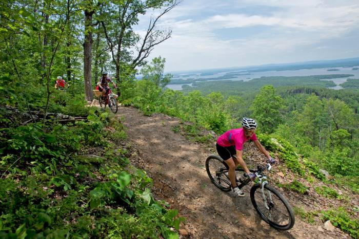 cliff trail biking arkansas high country route