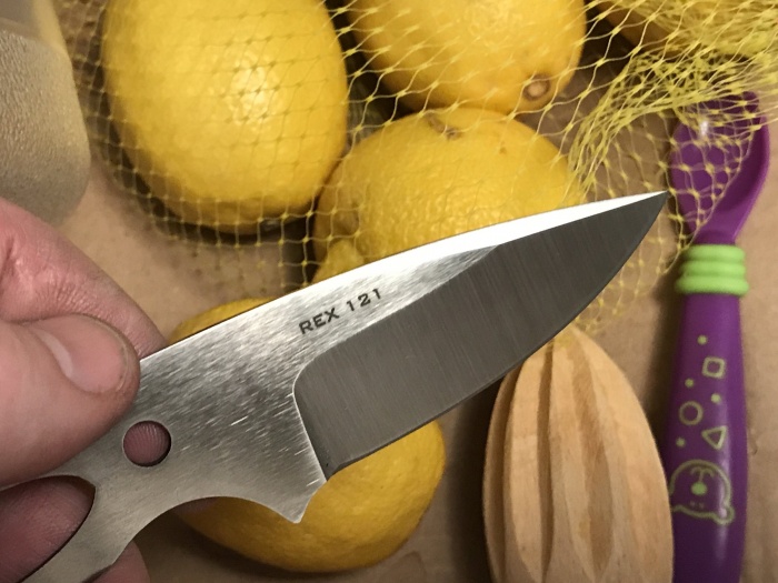 mako edc knife rex 121 hard steel