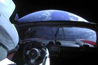 starman tesla earth orbit