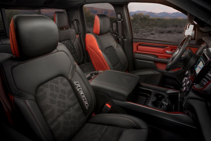 2019 dodge ram 1500 rebel interior
