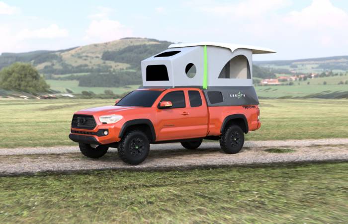 Meet Leentu, the 150-Pound Pop-Up Camper