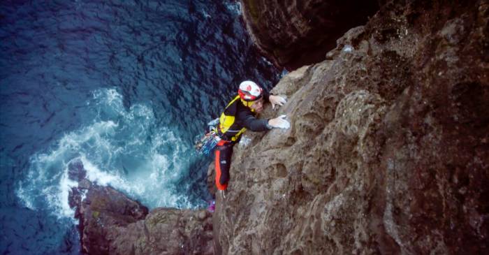 faroe islands climbing
