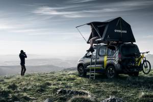 E-MTB, Rooftop Tent Outfit Peugeot 4×4 Concept