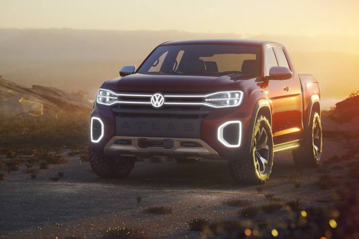 vw atlas tanorak pickup truck concept