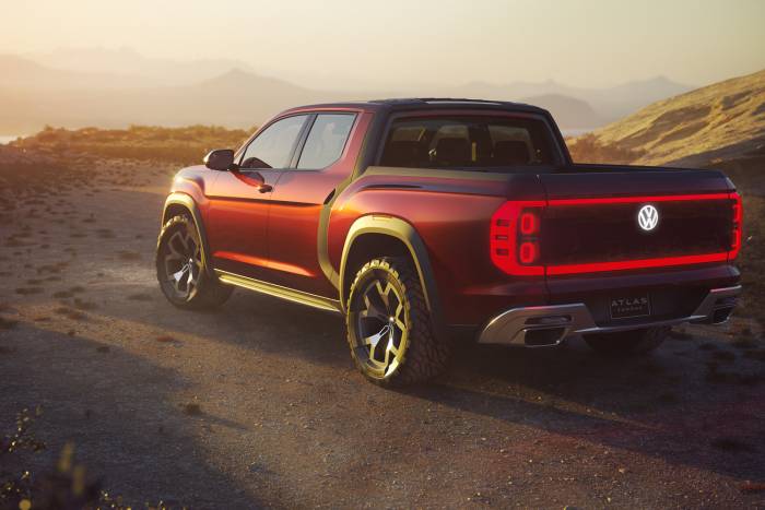 vw atlas tanorak pickup truck concept