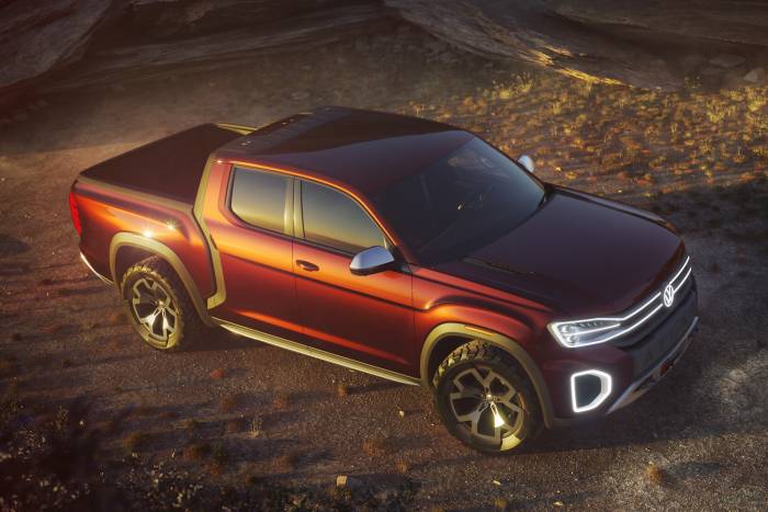 vw atlas tanorak pickup truck concept