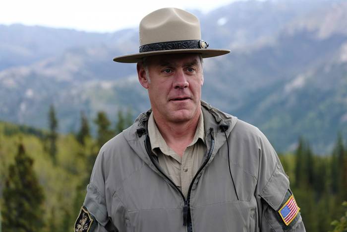 Ryan Zinke on a visit to Denali National Park in Alaska