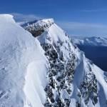 Two summit plateaus of Jeanette Peak in British Columbia