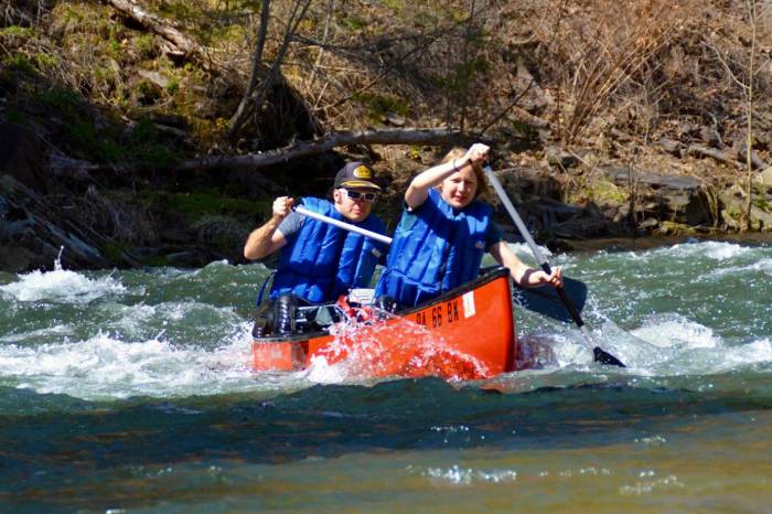 Penn State Outing Club canoe trip