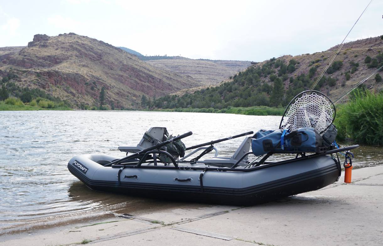 Flycraft Stealth Fisherman Inflatable Driftboat River Review