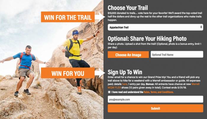 Merrell Hiking and Shoe Giveaway